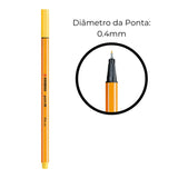 Caneta Stabilo Point 88 Ponta Fina Unidade