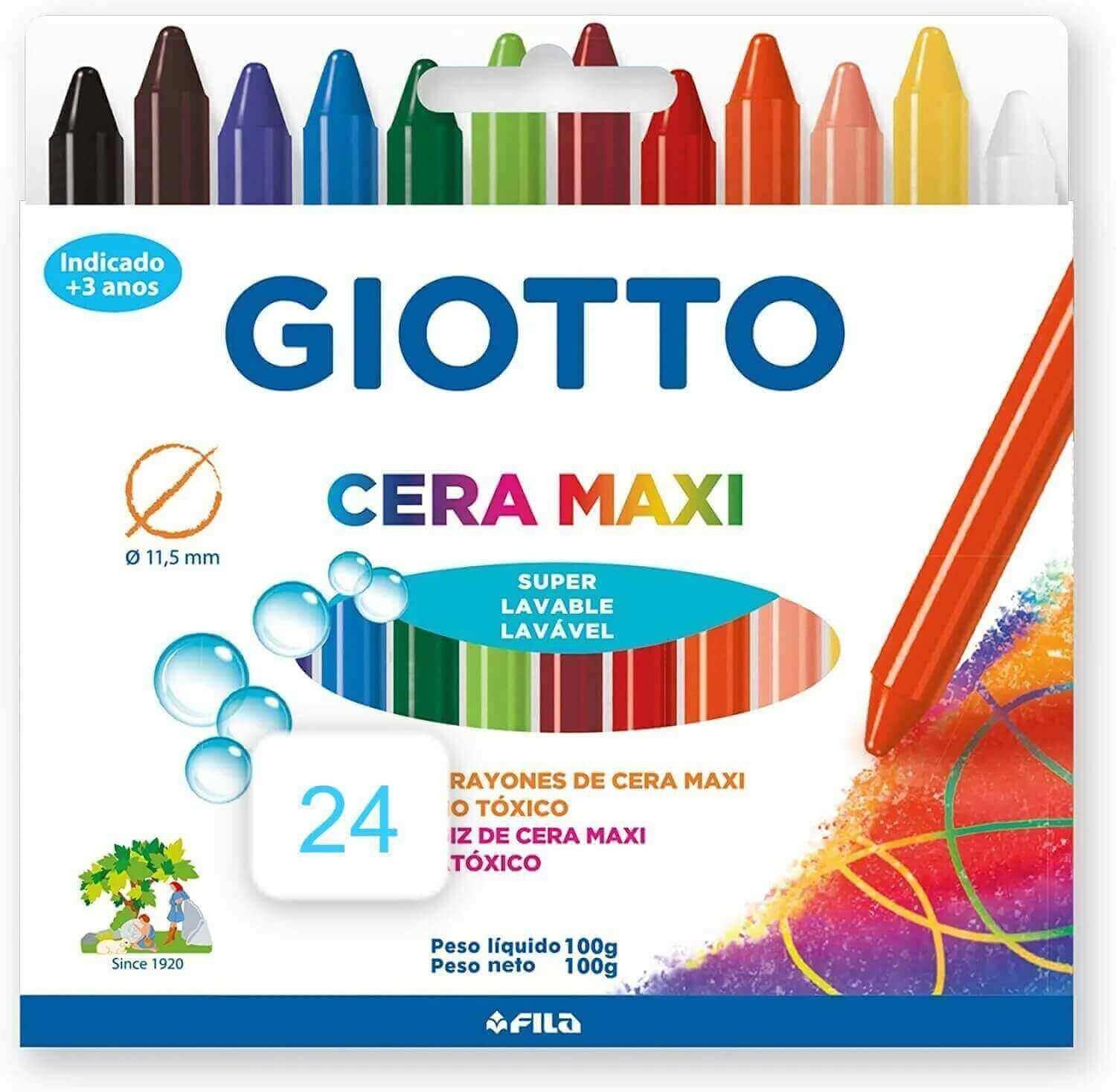 Giz de Cera 24 Cores Giotto