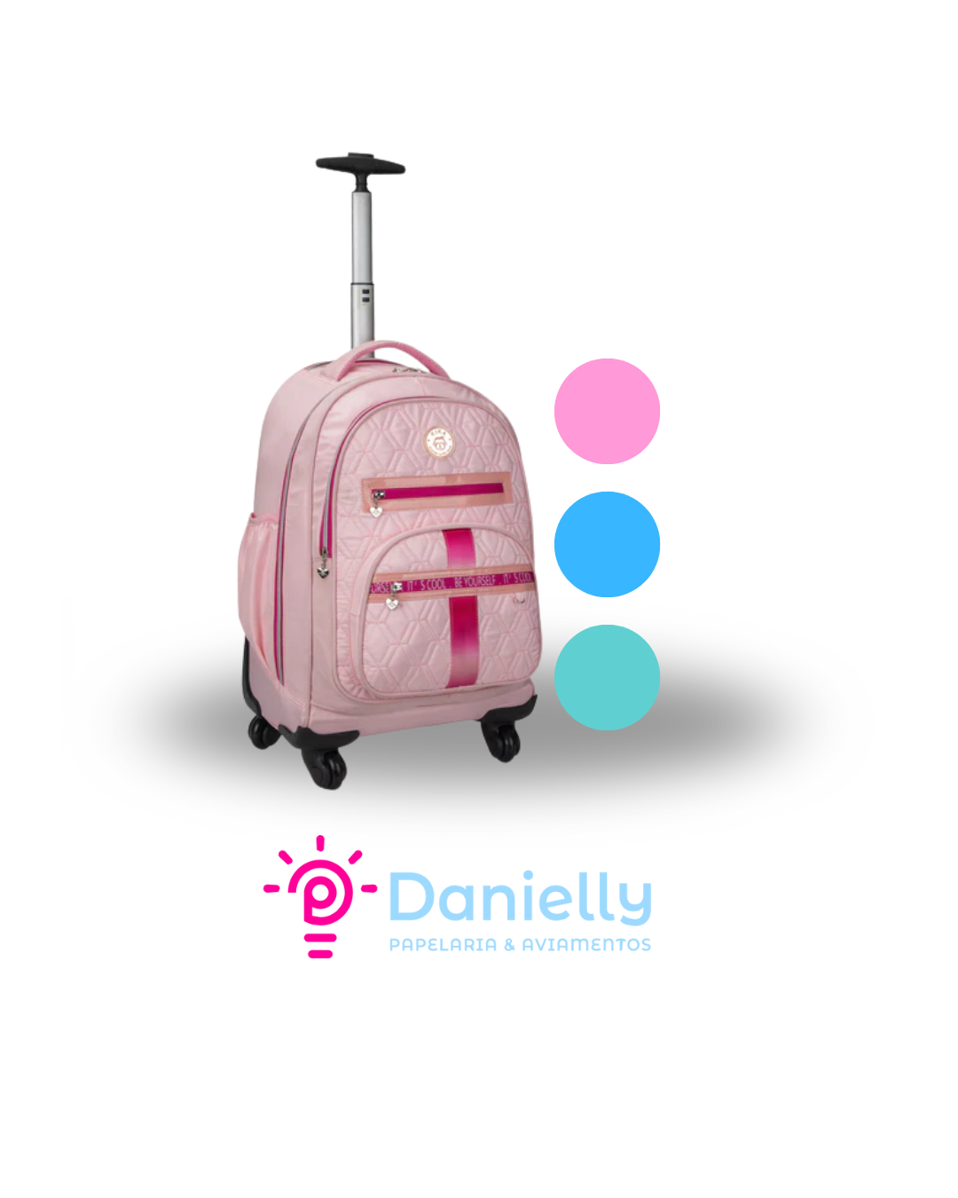 Mochilete Kika 360° Cores KK2476G- Fênix