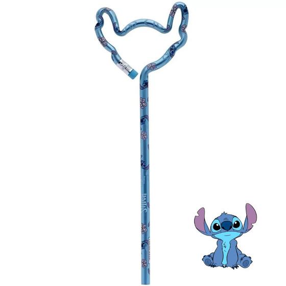 Lápis Preto Face Stitch Disney HB Molin