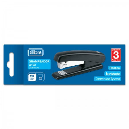 Grampeador Tilibra de Mesa 20Fls G102 Preto