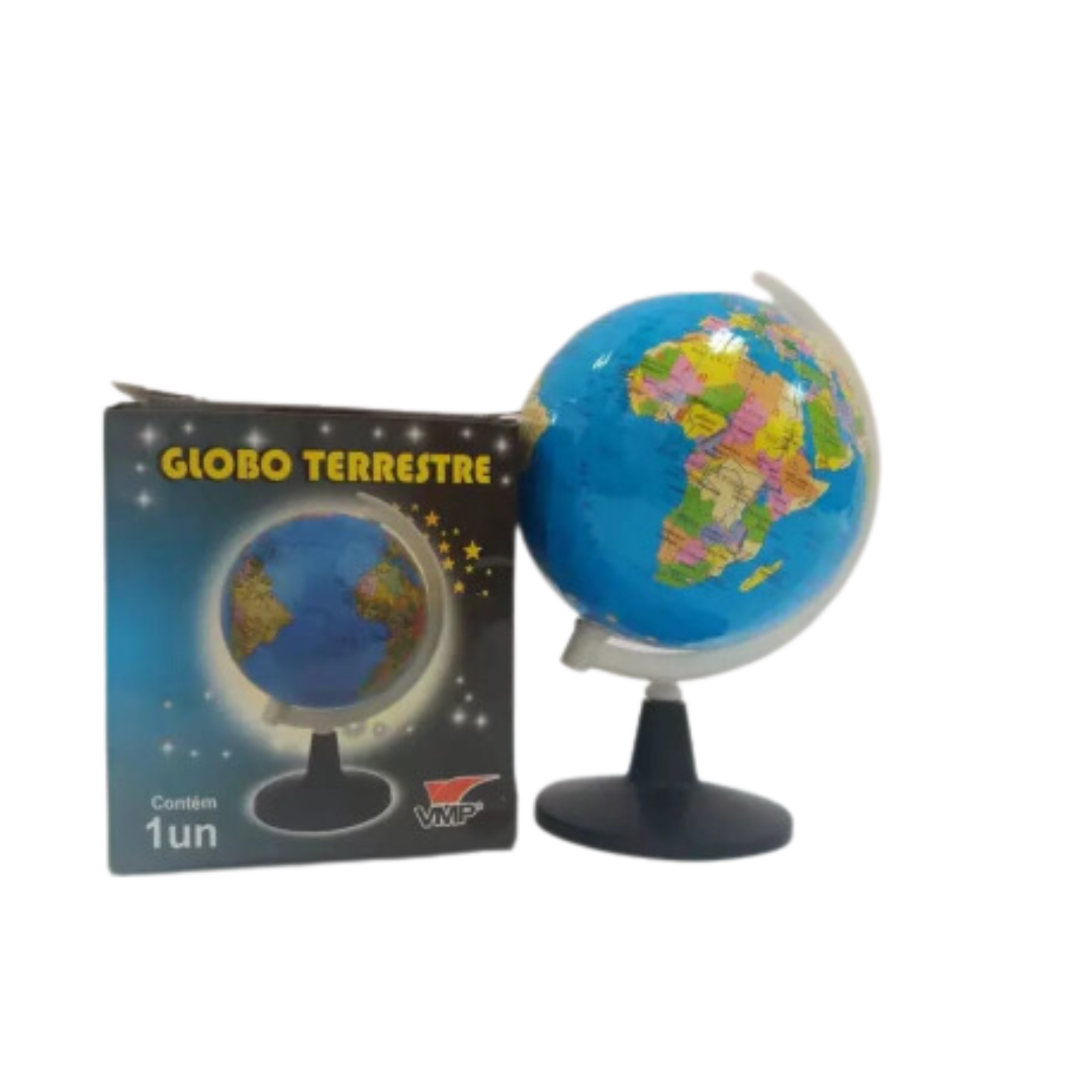 Globo Terrestre Vmp 8,5cm Azul