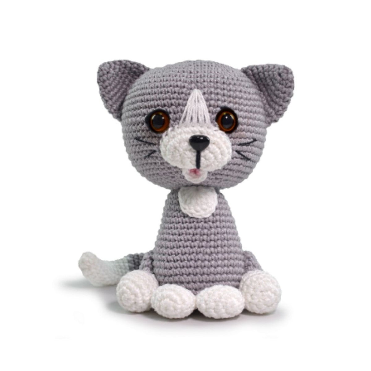 Kit Amigurumi Círculo Cães e Gatos - Persa