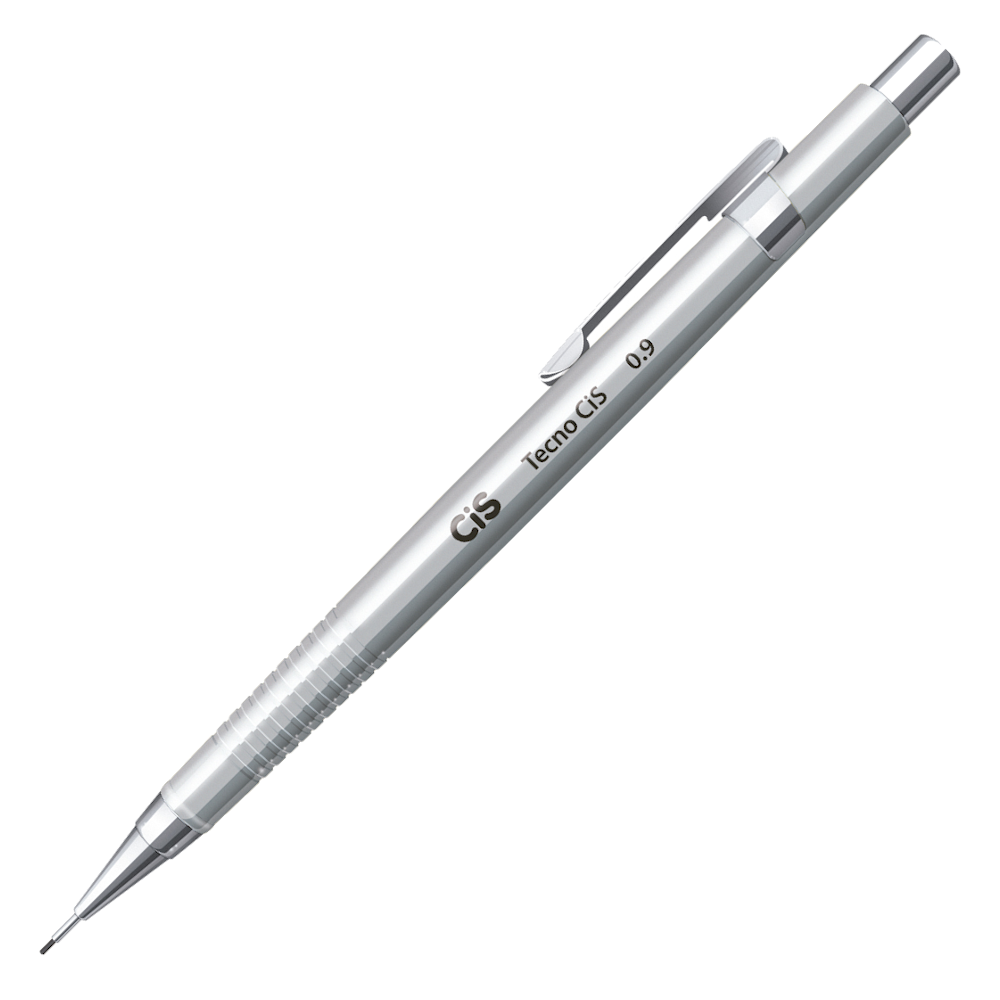 Lapiseira Cis Tecno 0,9mm Prata