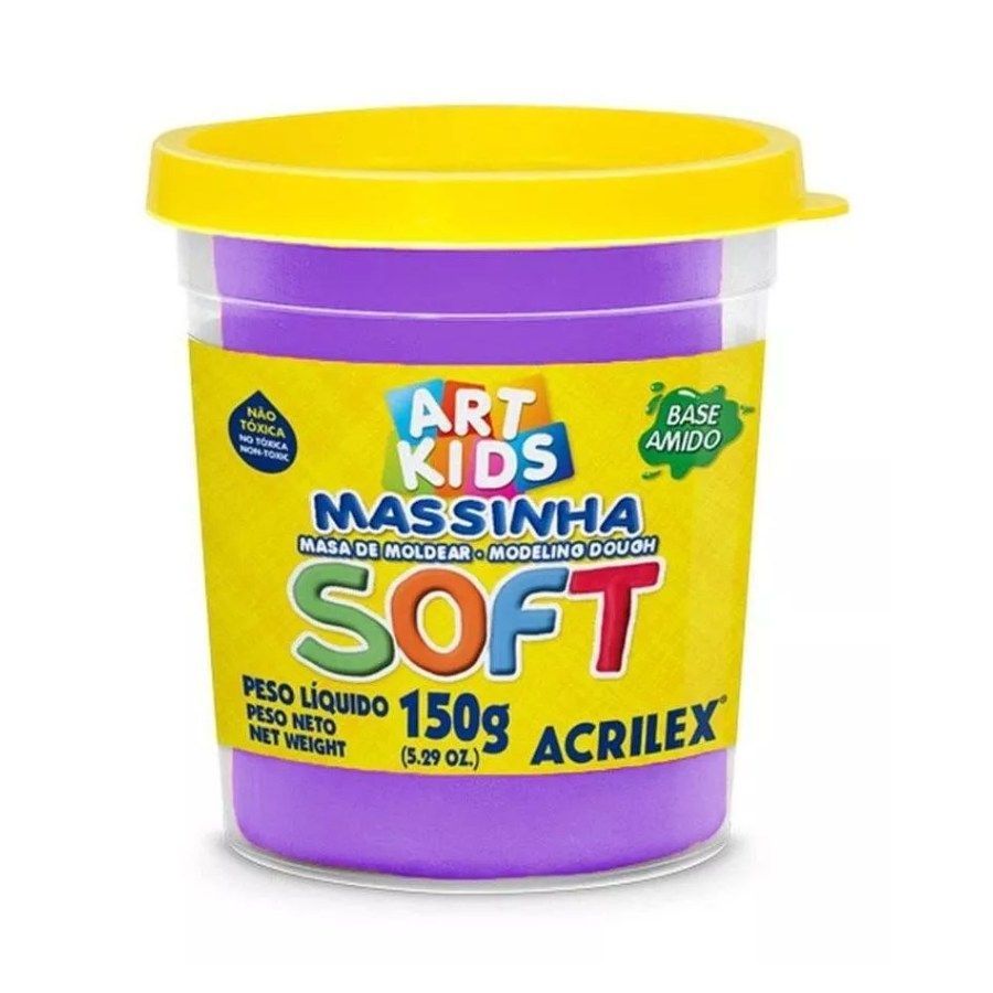 Massa de Modelar Soft 150g Pote Acrilex