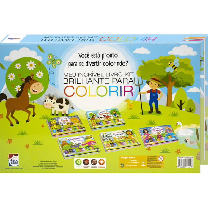 Meu Incrível Livro Kit- Animais da Fazenda Happy Books