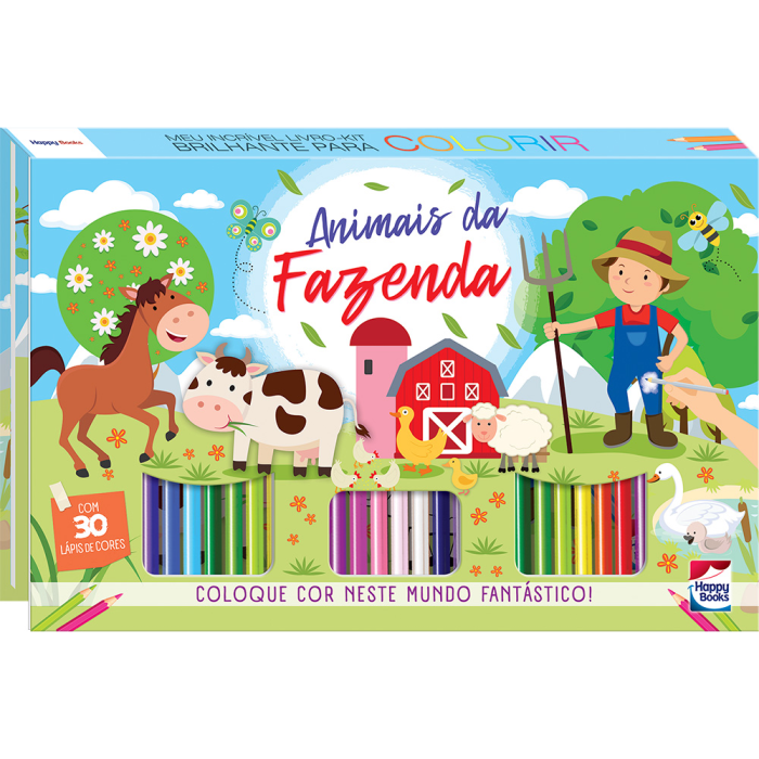 Meu Incrível Livro Kit- Animais da Fazenda Happy Books