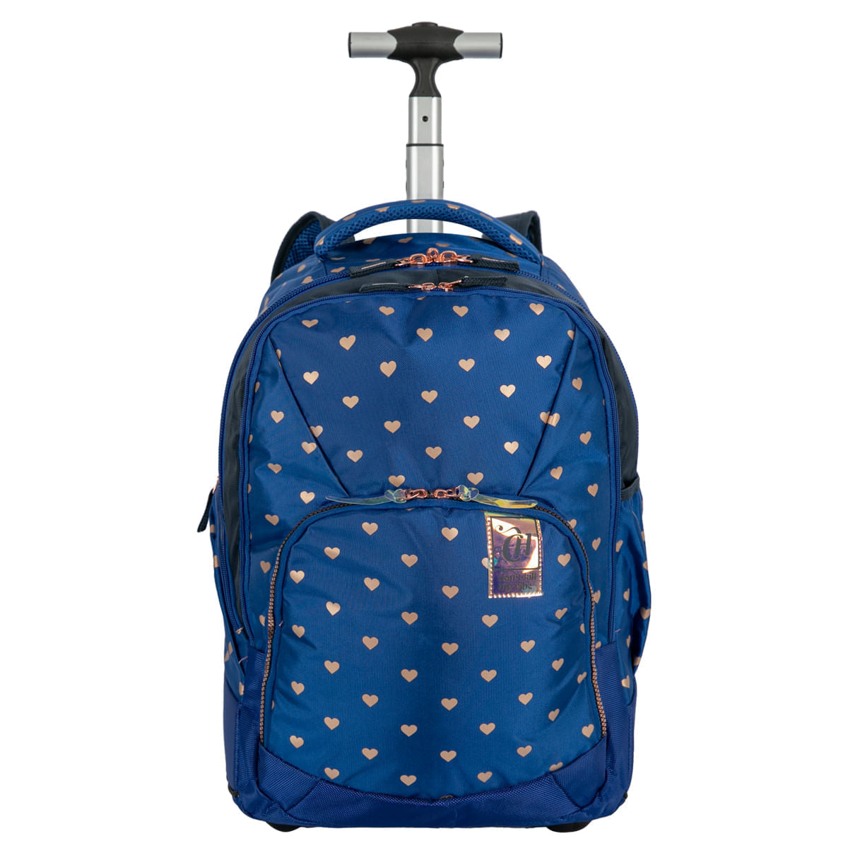 Mochila Sestini com Carrinho Capricho Wishes Azul - Ref 076044-04