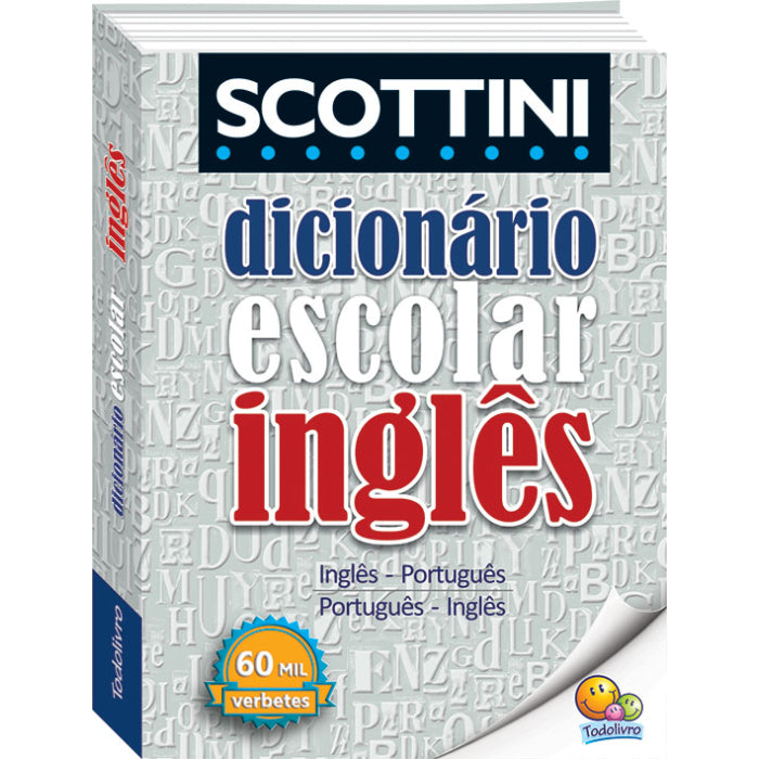 Dicionário Scottini de Inglês - 60 mil verbetes (Capa Plástica)