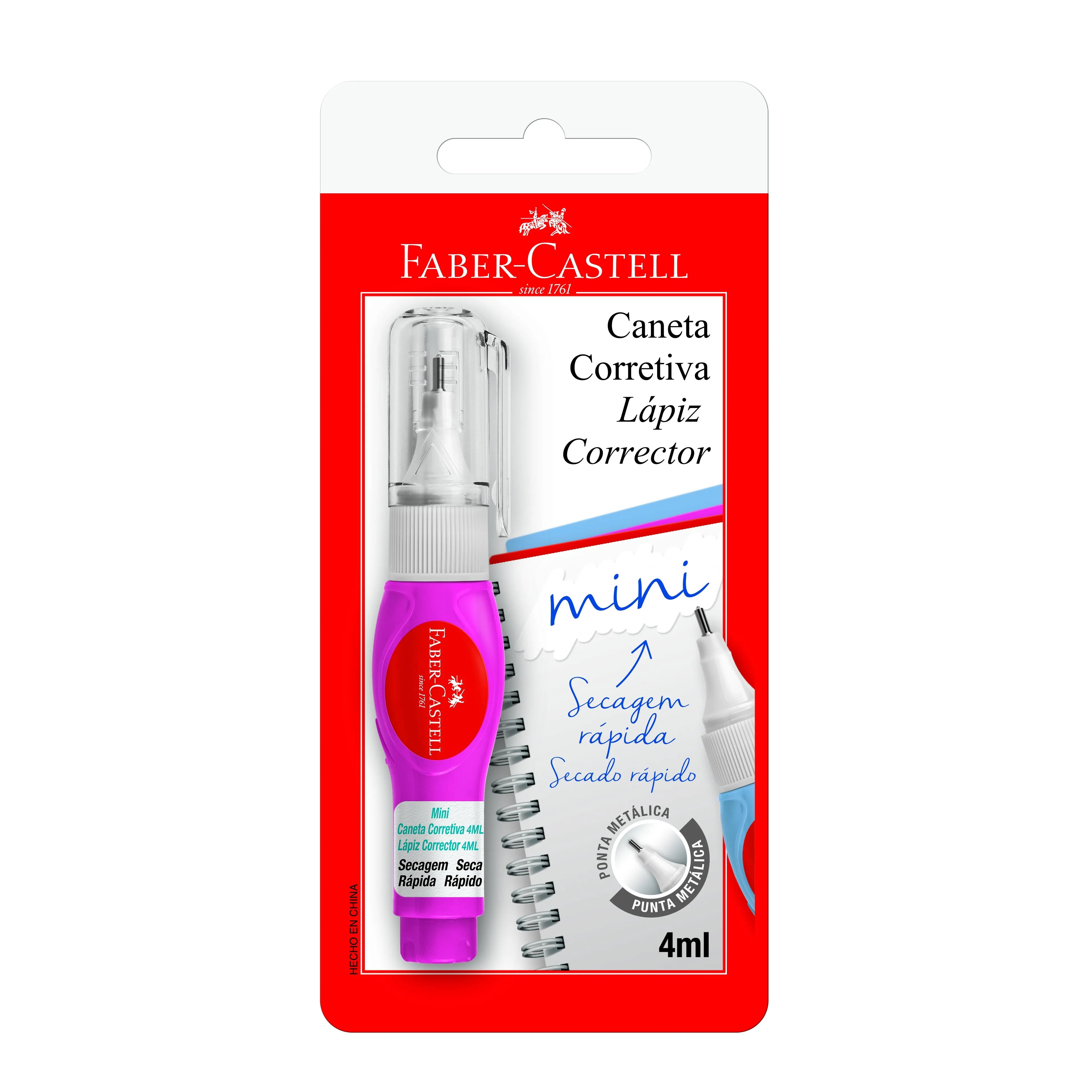 Mini Caneta Corretiva Faber-Castell 4ml