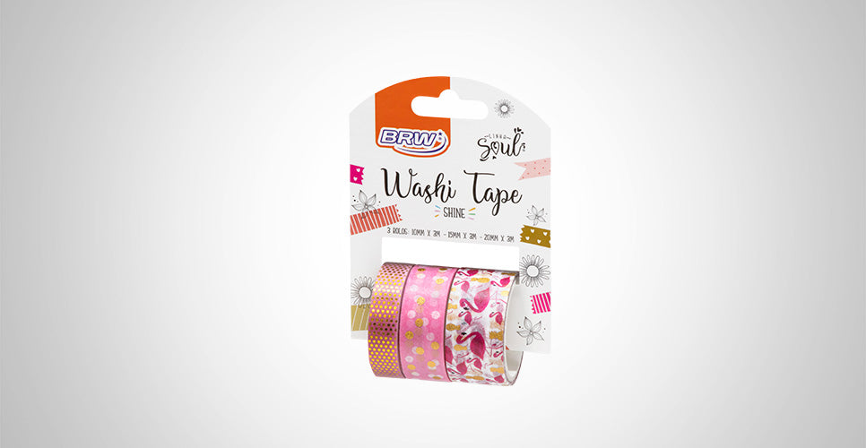 Washi Tapes Shine Brw- Linha Soul