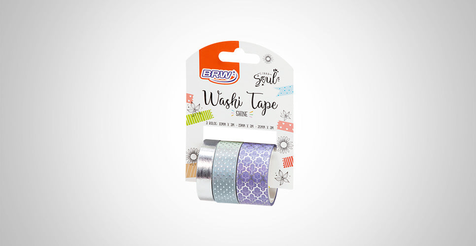 Washi Tapes Shine Brw- Linha Soul